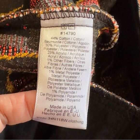 Anthropologie 34N 118W Leopard Trousers Animal Print Pants size 4 - Picture 15 of 16